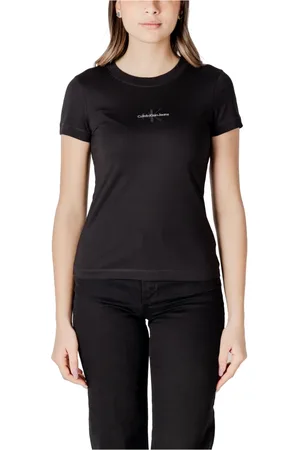Calvin Klein Damen, Oberteile, Schwarzk, MGröße: