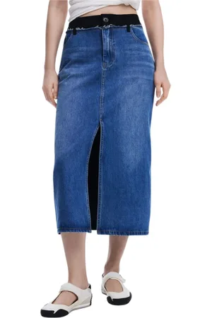 Desigual Damen, Röcke, Blau, MGröße: