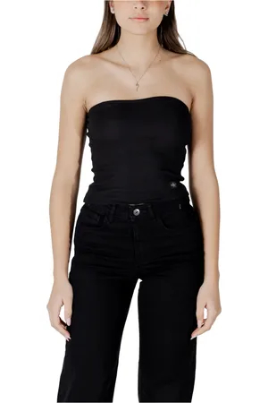 Calvin Klein Damen, Oberteile, Schwarzk, SGröße: