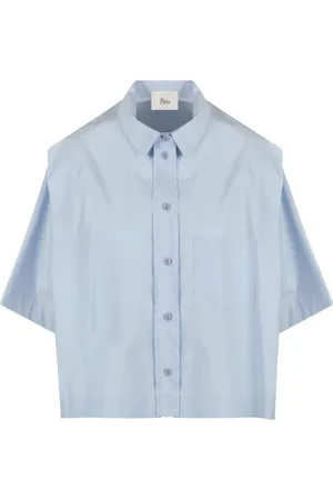 8PM Damen, Blusen & Hemden, Blau, MGröße: