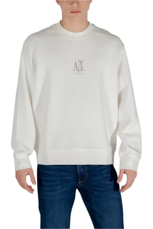 Armani Exchange Herren, Sweatshirts & Hoodies, Weiß, LGröße: