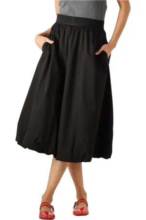 Co`Couture Damen, Röcke, Schwarzk, LGröße: