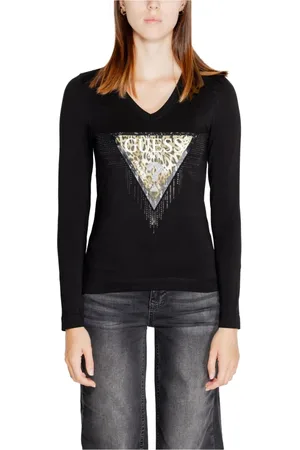 Guess Damen, Oberteile, Schwarzk, MGröße: