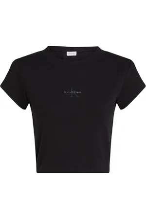 Calvin Klein Damen, Oberteile, Schwarzk, SGröße: