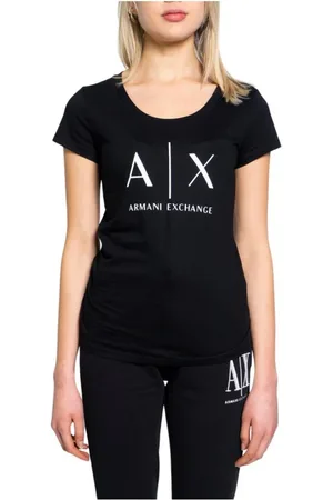 Armani Exchange Damen, Oberteile, Schwarzk, MGröße: