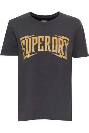 Superdry Damen, Oberteile, Schwarzk, MGröße:
