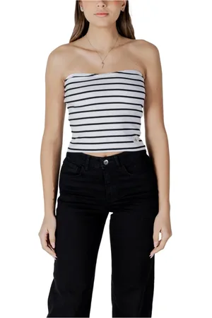 Calvin Klein Damen, Oberteile, Weiß, SGröße: