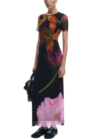 Desigual Damen, Kleider, Mehrfarbig, XSGröße: