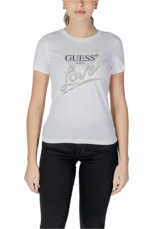 Guess Damen, Oberteile, Weiß, MGröße: