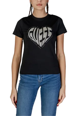 Guess Damen, Oberteile, Schwarzk, MGröße: