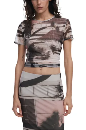 Desigual Damen, Oberteile, Schwarzk, SGröße: