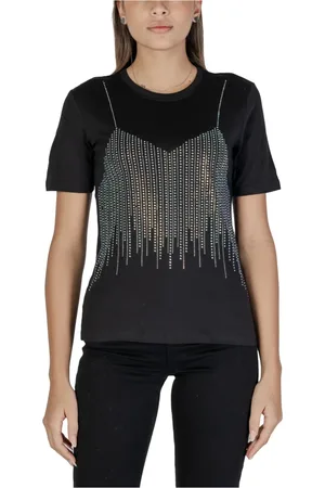 ONLY Damen, Oberteile, Schwarzk, MGröße: