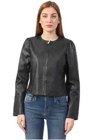 YES ZEE BY ESSENZA Damen, Jacken, Schwarzk, SGröße: