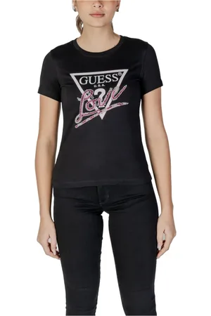 Guess Damen, Oberteile, Schwarzk, MGröße: