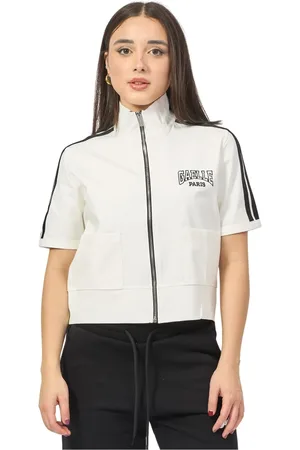 GAËLLE Damen, Sweatshirts & Hoodies, Weiß, MGröße: