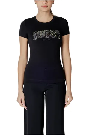 Guess Damen, Oberteile, Schwarzk, MGröße: