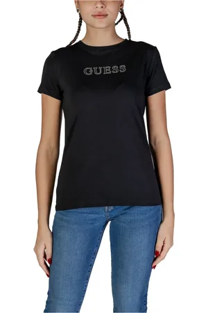 Guess Damen, Oberteile, Schwarzk, XLGröße:
