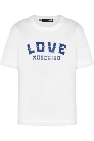Moschino Damen, Oberteile, Weiß, MGröße: