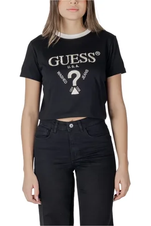 Guess Damen, Oberteile, Schwarzk, MGröße:
