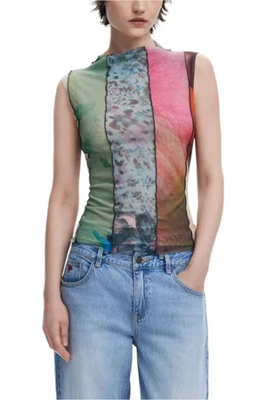 Desigual Damen, Oberteile, Mehrfarbig, XLGröße: