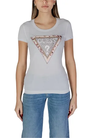 Guess Damen, Oberteile, Weiß, 2XLGröße: