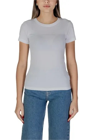 Calvin Klein Damen, Oberteile, Weiß, XLGröße: