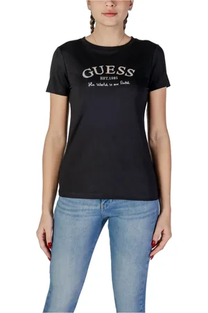 Guess Damen, Oberteile, Schwarzk, SGröße: