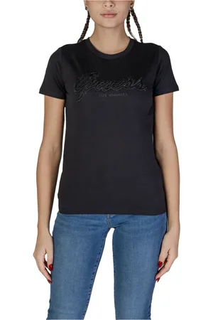 Guess Damen, Oberteile, Schwarzk, MGröße: