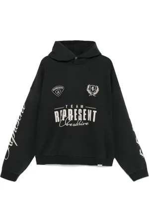 Represent Herren, Sweatshirts & Hoodies, Schwarzk, LGröße: