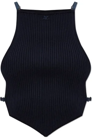 Courrèges Damen, Oberteile, Blau, MGröße: