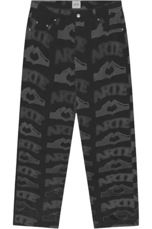 Arte Antwerp Herren, Hosen, Schwarzk, W34Größe: