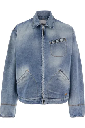 Msgm Herren, Jacken, Blau, LGröße: