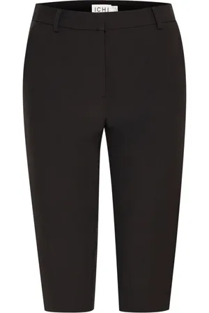 Ichi Damen, Hosen, Schwarzk, SGröße: