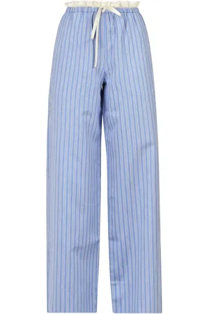 8PM Damen, Hosen, Blau, MGröße:
