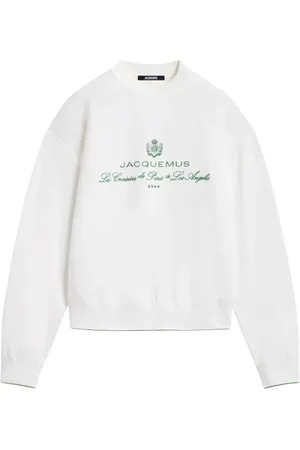 Jacquemus Herren, Sweatshirts & Hoodies, Weiß, LGröße: