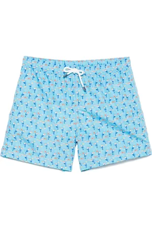 FEDELI Herren, Bademode, Blau, SGröße: