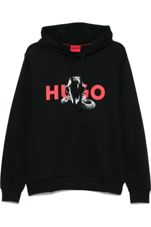 HUGO BOSS Herren, Sweatshirts & Hoodies, Schwarzk, 2XLGröße: