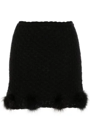 BLUMARINE Damen, Röcke, Schwarzk, SGröße: