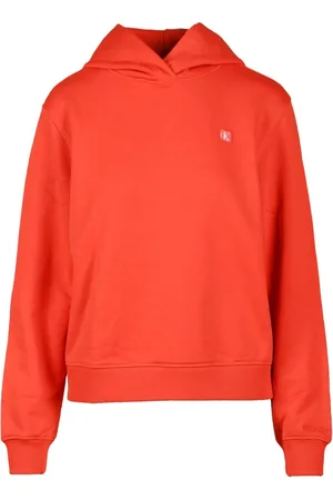 Calvin Klein Damen, Sweatshirts & Hoodies, Rot, MGröße:
