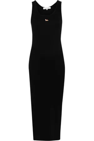 Maison Kitsuné Damen, Kleider, Schwarzk, XSGröße: