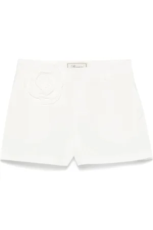BLUMARINE Damen, Shorts, Weiß, MGröße: