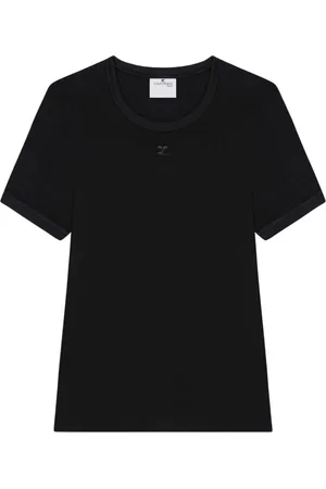 Courrèges Damen, Oberteile, Schwarzk, SGröße: