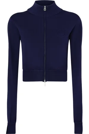 Pinko Damen, Sweatshirts & Hoodies, Blau, MGröße: