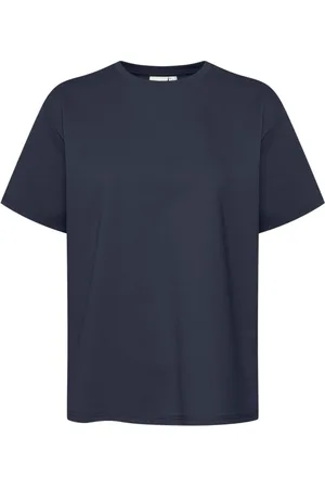 Ichi Damen, Oberteile, Blau, MGröße: