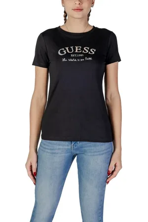 Guess Damen, Oberteile, Schwarzk, SGröße: