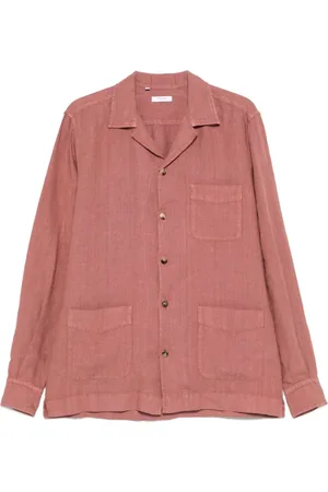 Boglioli Herren, Shirts, Rosa, LGröße:
