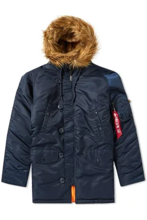 Alpha Industries Herren, Jacken, Blau, SGröße: