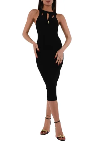 Elisabetta Franchi Damen, Kleider, Schwarzk, LGröße: