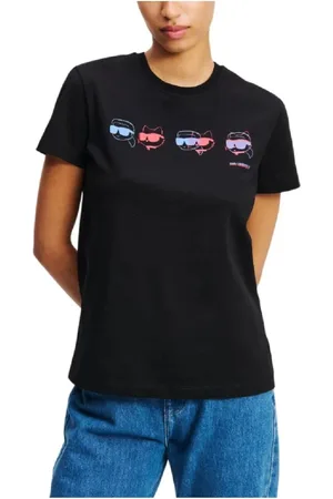 Karl Lagerfeld Damen, Oberteile, Schwarzk, XSGröße: