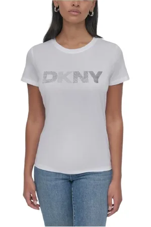 DKNY Damen, Oberteile, Weiß, MGröße: